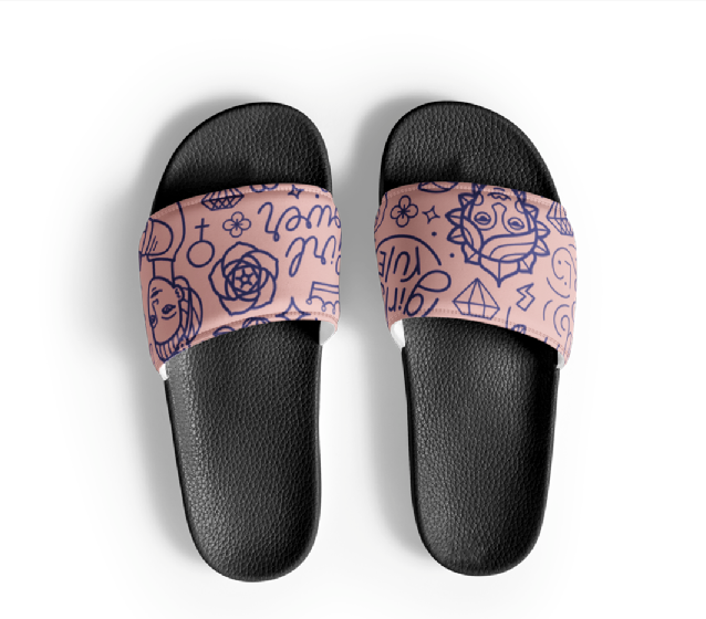 Women's slides - Girl Power