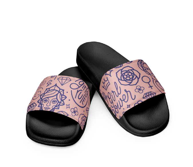 Women's slides - Girl Power