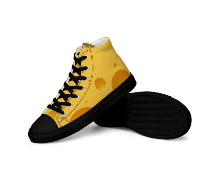 Women’s high top canvas shoes - Dreamsicle