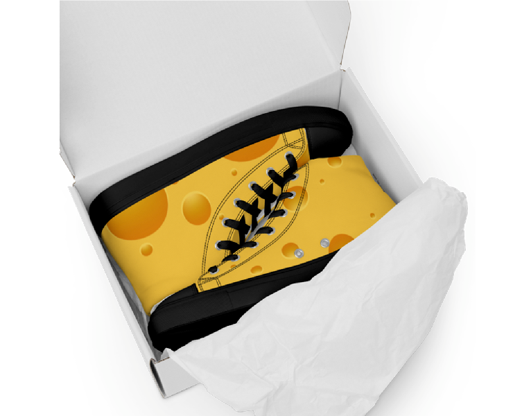 Women’s high top canvas shoes - Dreamsicle