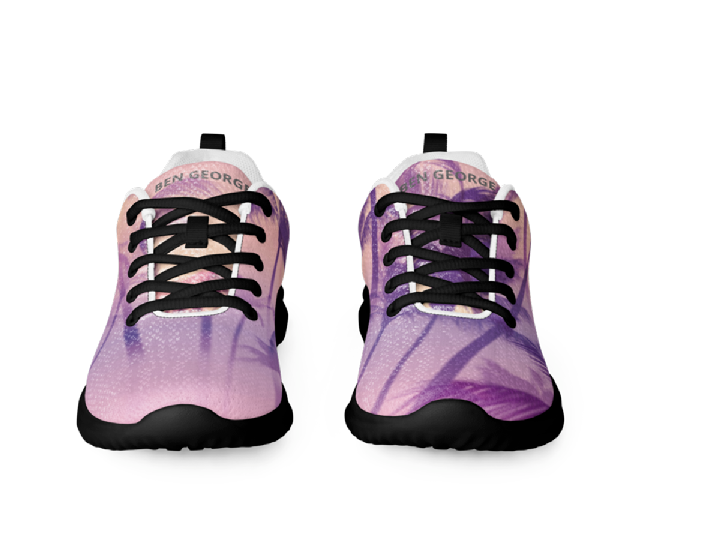 Women’s athletic shoes - Purple Palm