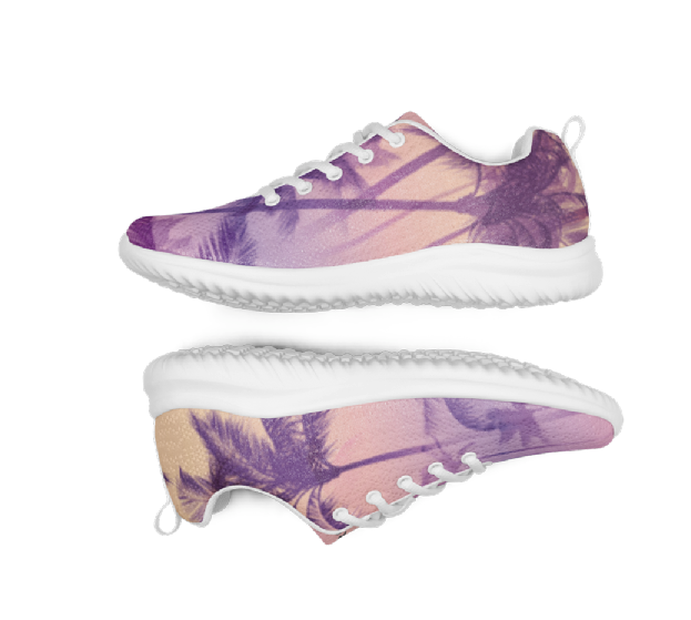 Women’s athletic shoes - Purple Palm