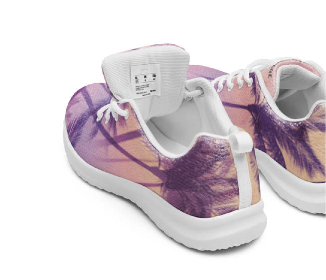 Women’s athletic shoes - Purple Palm