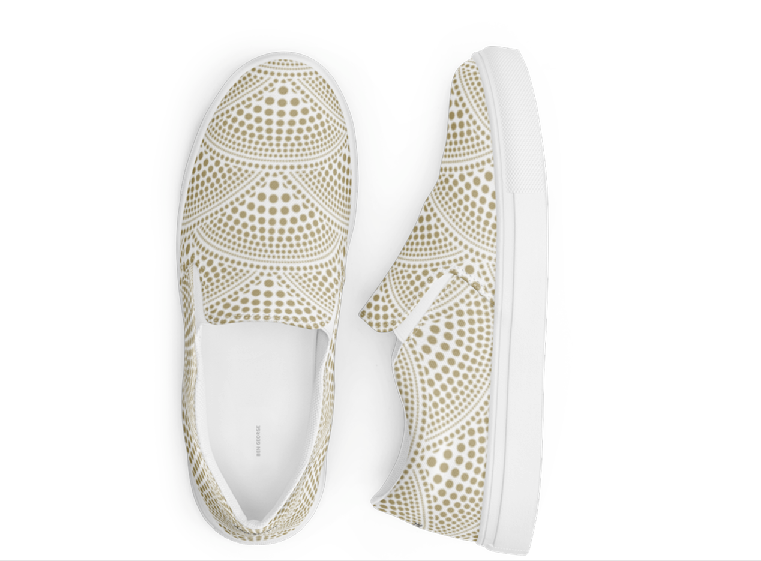 Women’s slip-on canvas shoes - Kasbah