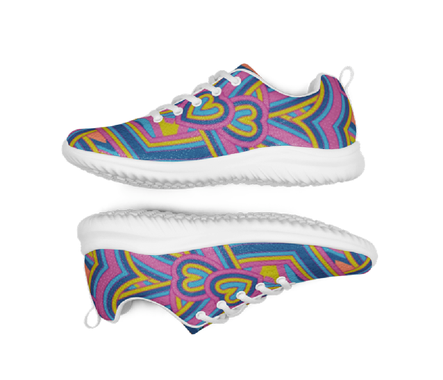 Women’s athletic shoes - Psychedelic Love
