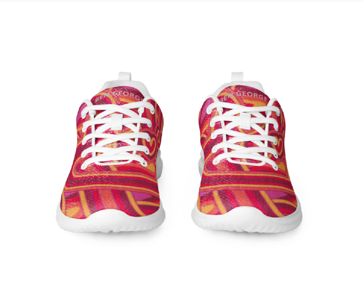 Women’s athletic shoes - Psychedelic Love (Limited Edition)