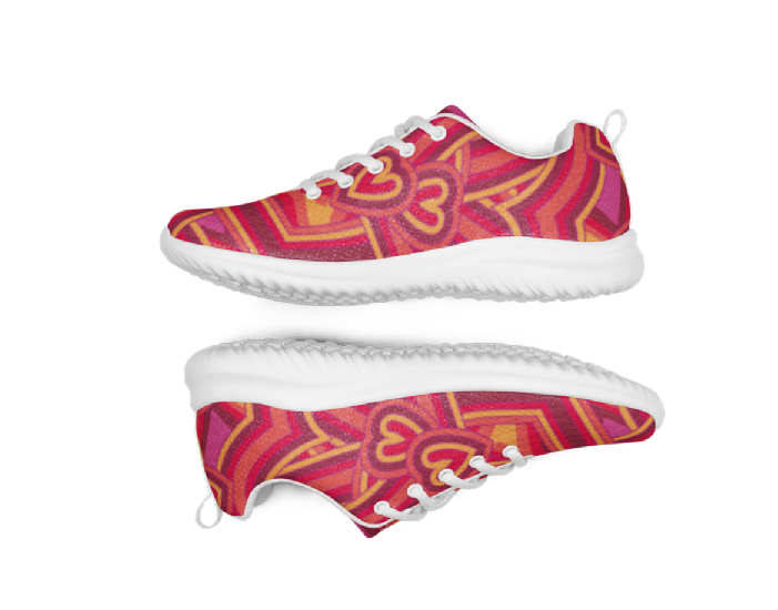 Women’s athletic shoes - Psychedelic Love (Limited Edition)
