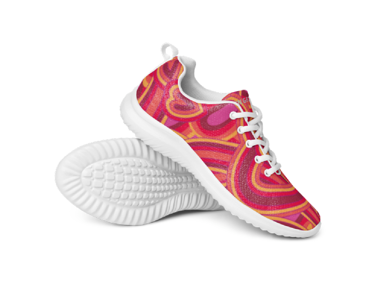 Women’s athletic shoes - Psychedelic Love (Limited Edition)