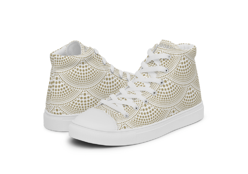 Women’s high top canvas shoes - Kasbah
