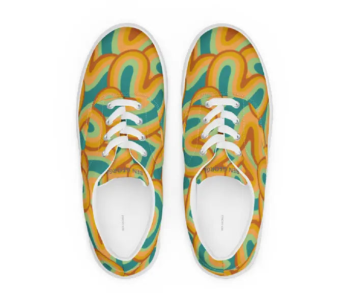Women’s lace-up canvas shoes - 70's Love Ben George
