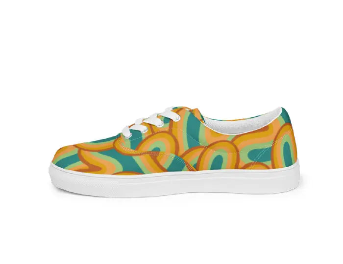 Women’s lace-up canvas shoes - 70's Love Ben George