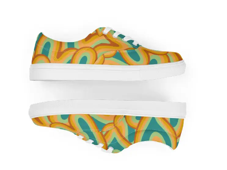 Women’s lace-up canvas shoes - 70's Love Ben George