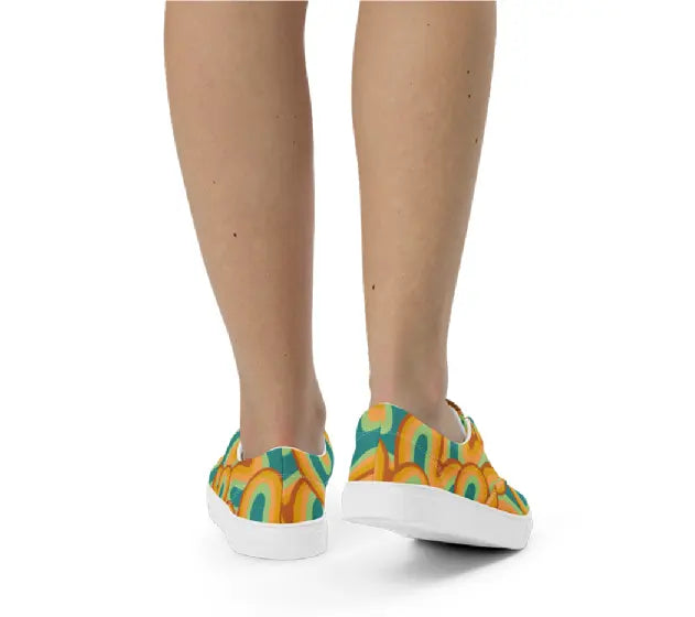 Women’s lace-up canvas shoes - 70's Love Ben George