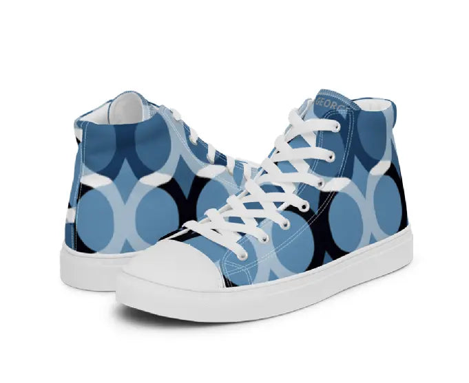 Women’s High Top Canvas Shoes - Iced Ben George