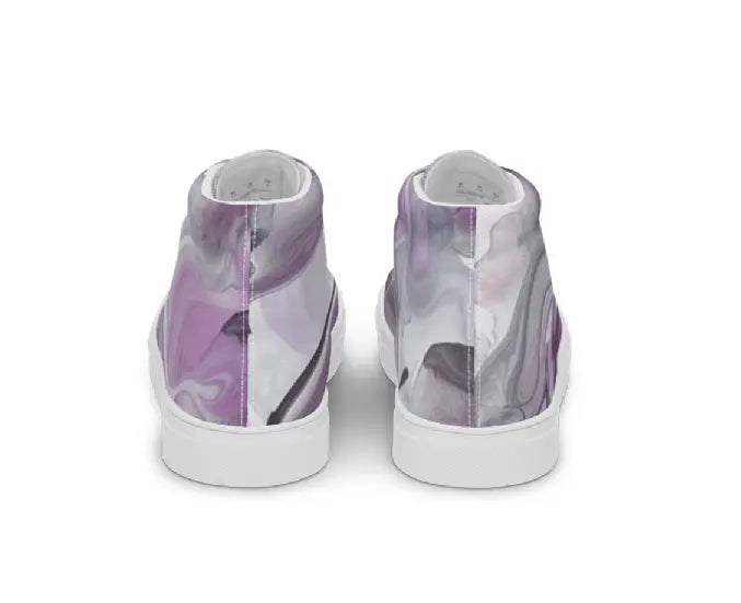 Women’s High Top Canvas Shoes - Purple Haze II Ben George