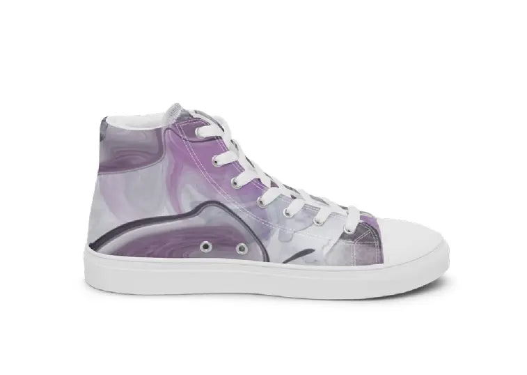 Women’s High Top Canvas Shoes - Purple Haze II Ben George
