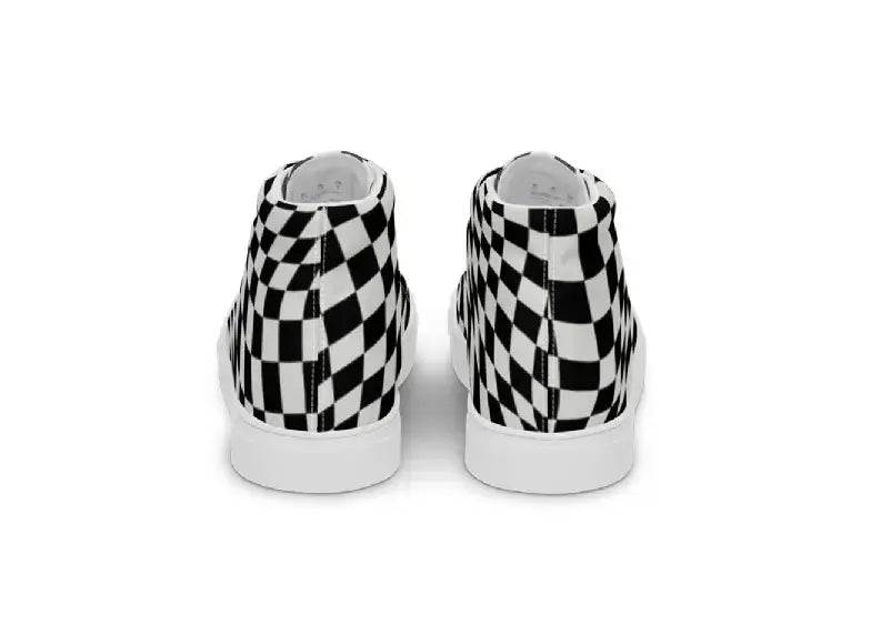 Women’s high top canvas shoes - Checker Ben George