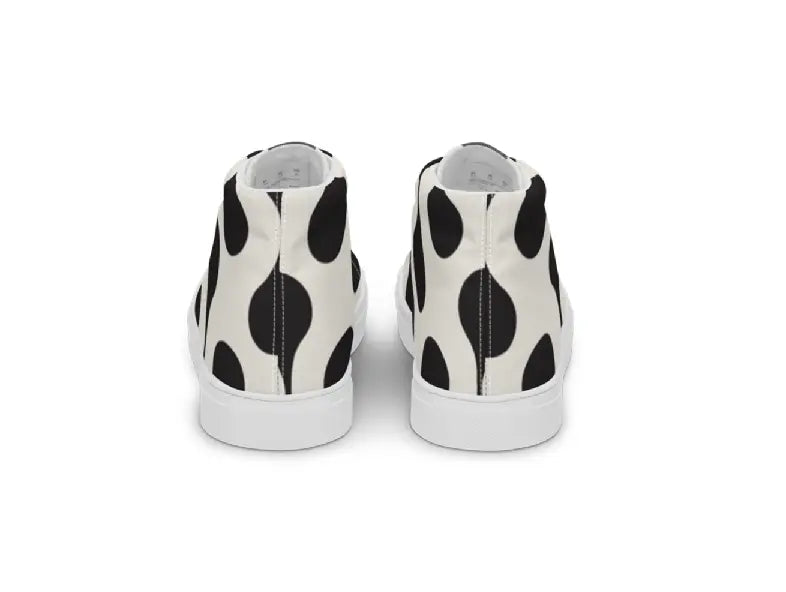 Women’s High Top Canvas Shoes - Blackdrop Ben George