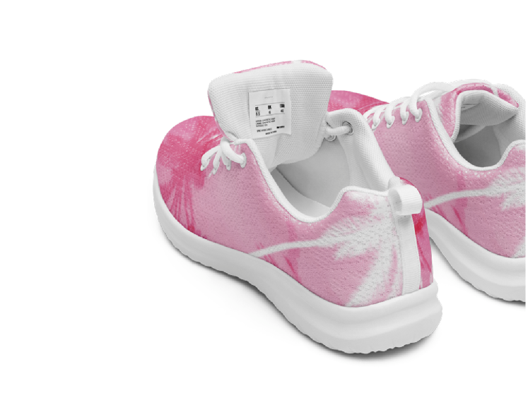 Women’s athletic shoes - Pink Palm