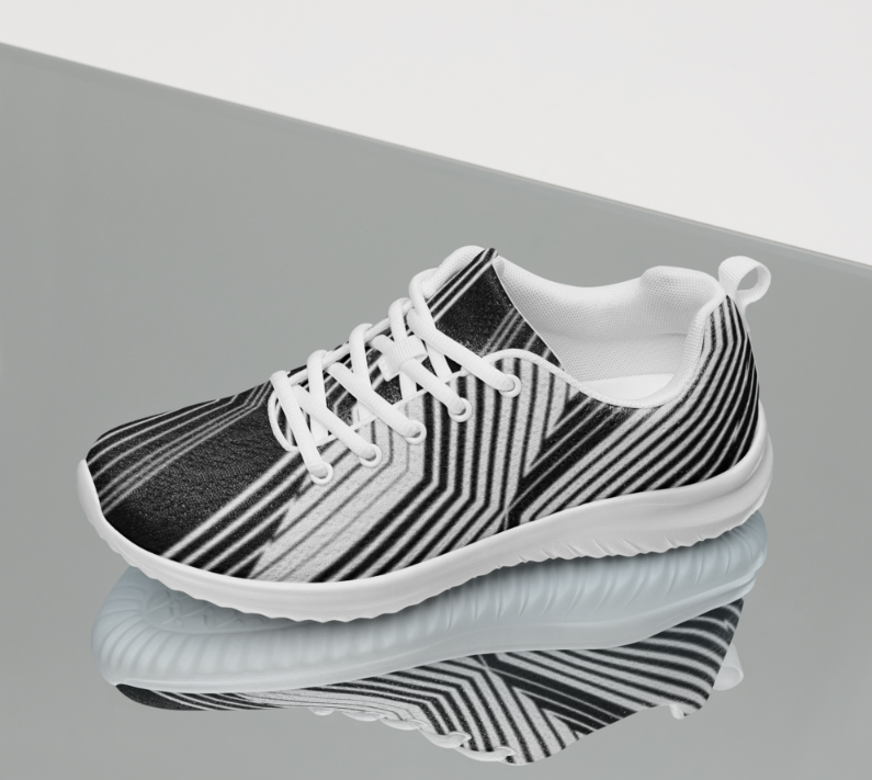 Women’s athletic shoes - Black Psychedelic